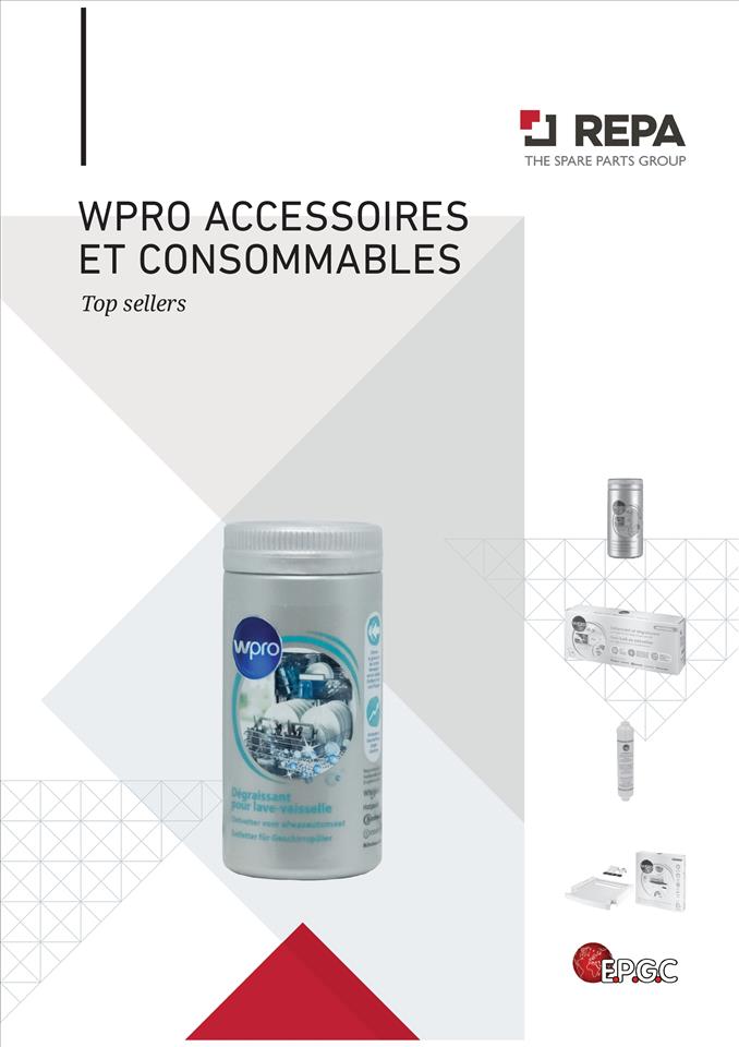 WPRO ACCESSOIRES ET CONSOMMABLES 08/2021