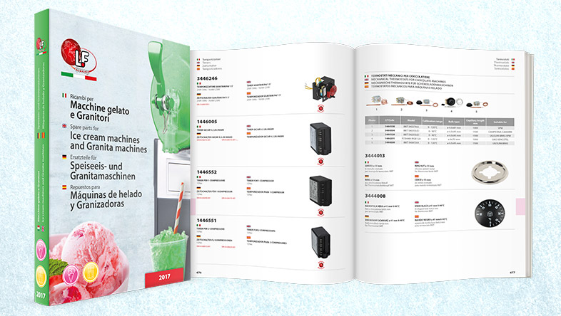 Catalogue for Ice Cream machines and Granita machines